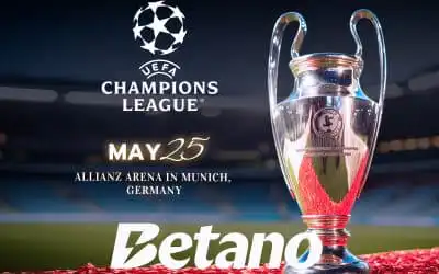 Betano Champions league free spins | Få 25 kr. Free Bet | Vind 50.000 kr. | Få free spins & Golden Chips