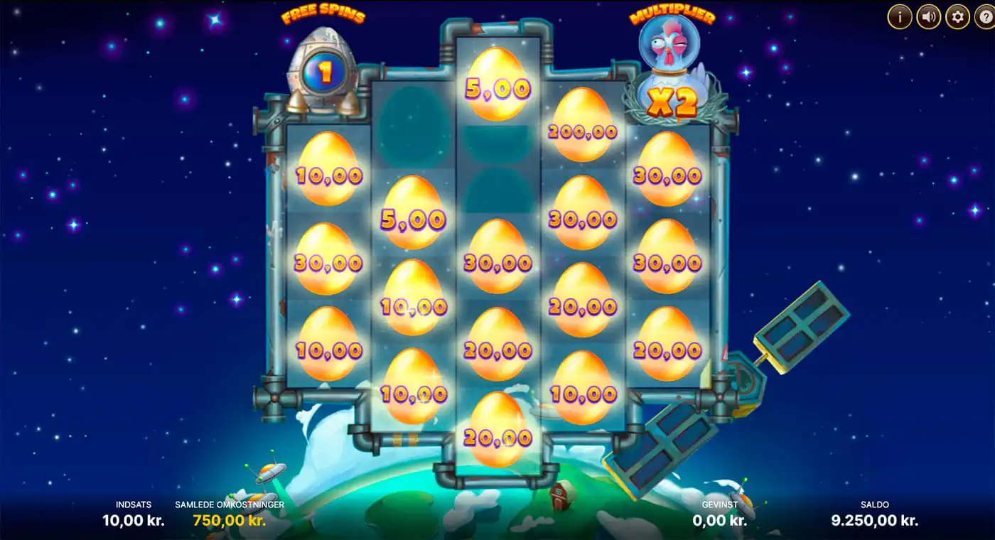 Golden Egg Invaders Gameplay I Free Spins Bonusspillet Med Mange Wilds gyldne æg Golden Egg Invaders Gameplay I Free Spins Bonusspillet Med Mange Wilds gyldne æg