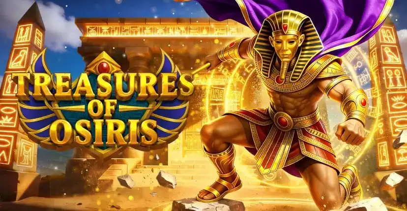 Treasures of Osiris Kan Spilles Hos Kapow Casino Og Vinde Op Til 10000x Indsatsen I Et Spin