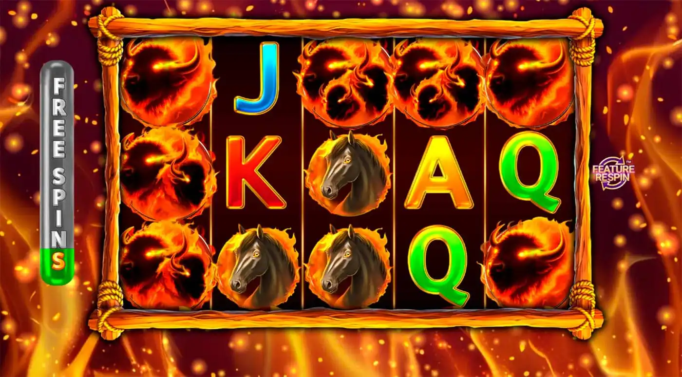 Super Hot Flaming Buffalos Gameplay I Grundspillet Super Hot Flaming Buffalos Gameplay I Grundspillet