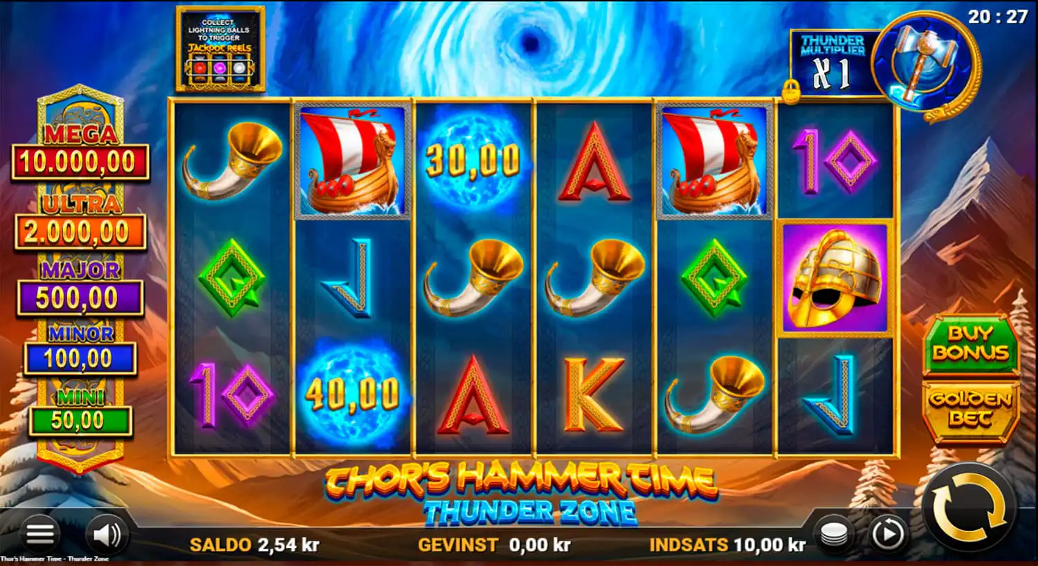 Thors Hammer Time  Thunder Zone Gameplay I Grundspillet