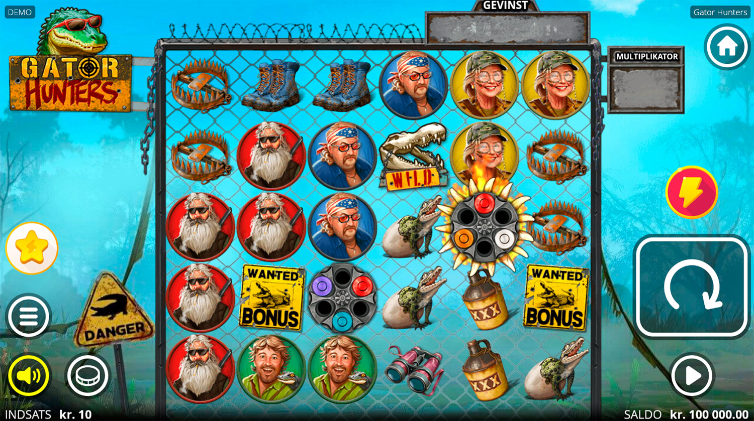 Gator Hunters Gameplay I Grundspillet