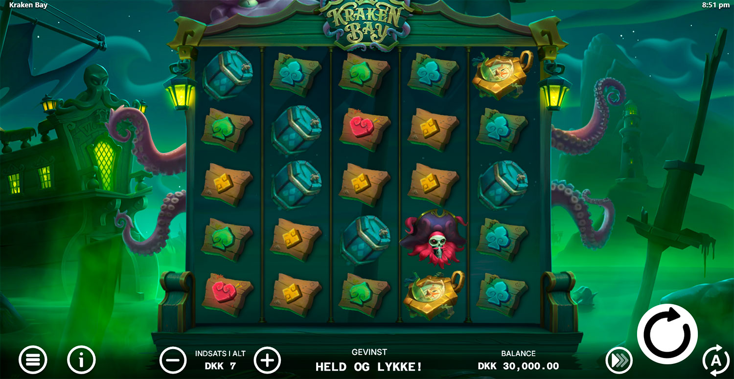 Kraken Bay Gameplay I Grundspillet