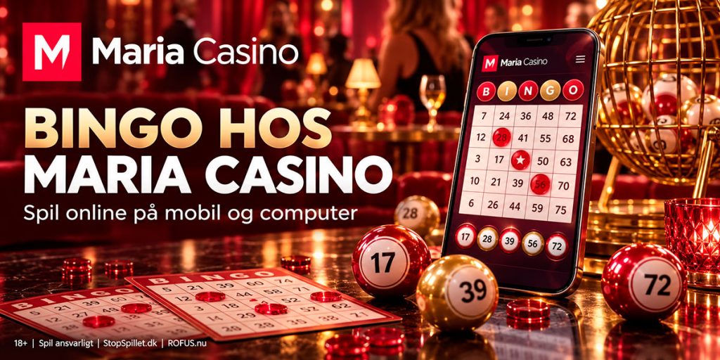 Maria Casino Bingo  Spil Online Bingo Og Minispil Og Vind Store Præmier